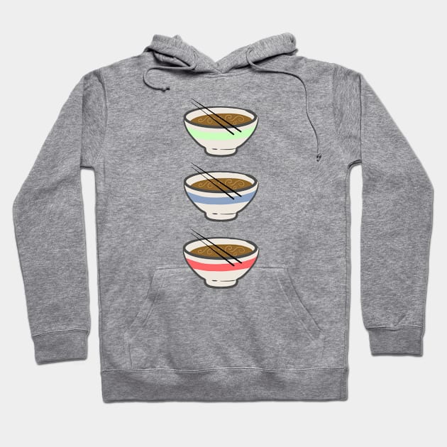 Ramen Trio Hoodie by Cook Initiative